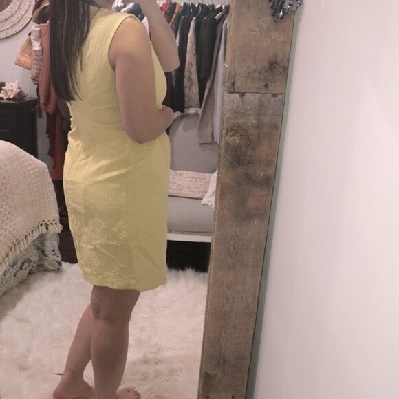 Julia Jordan size 10 sunshine yellow cotton blend shirt dress - Picture 4 of 9
